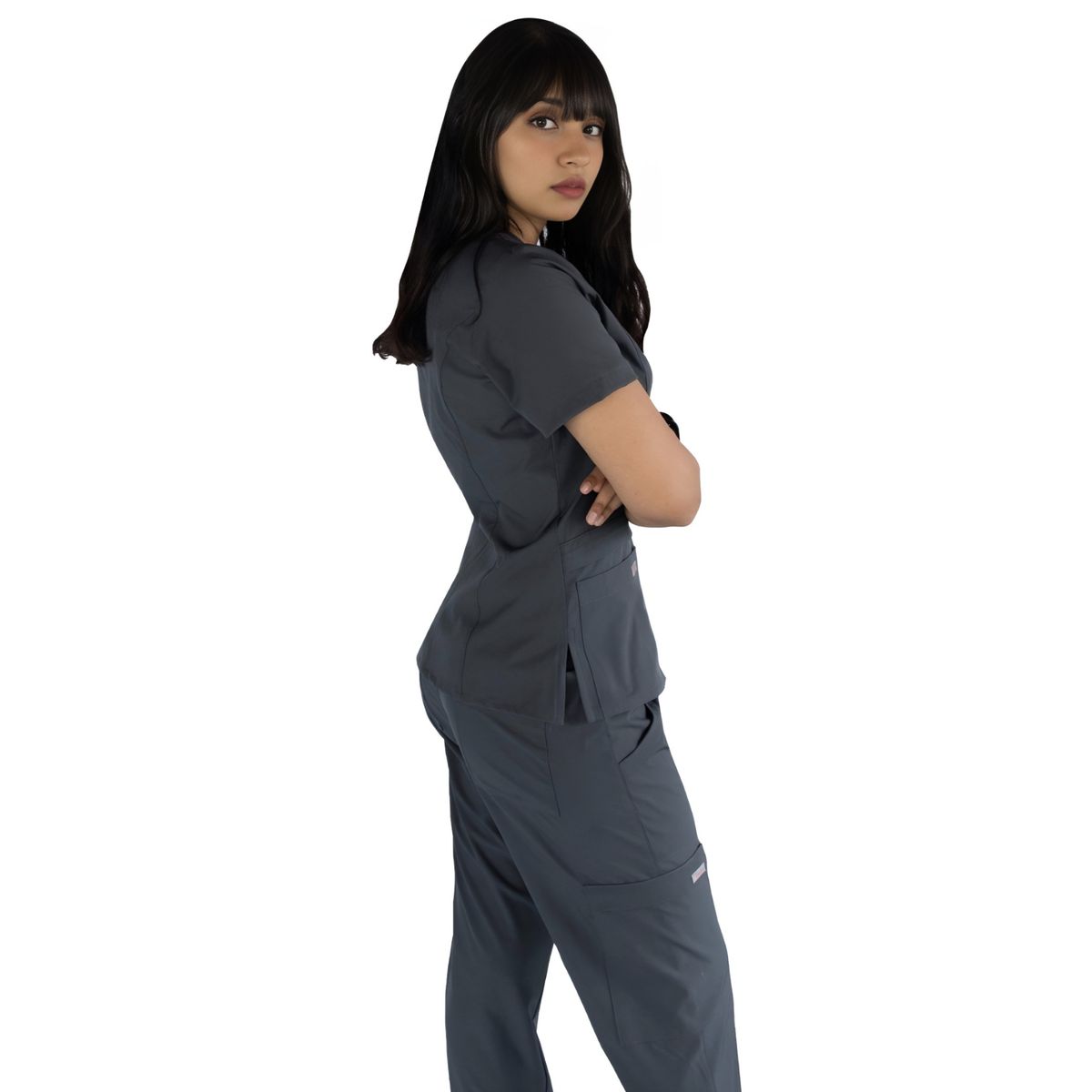 TWELVE - Twelve - conjunto scrub Chloe - Plomo oscuro