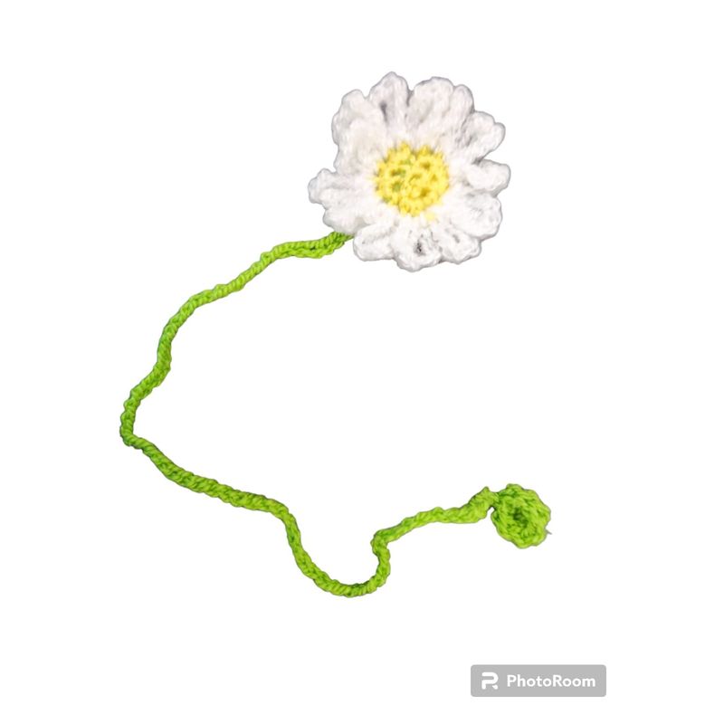GENERICO - Separadores de Libros - Flor Blanca 28cm