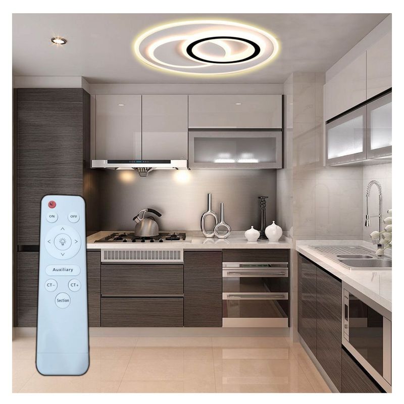 GENERICO - LAMPARA DE TECHO LED TRI COLOR