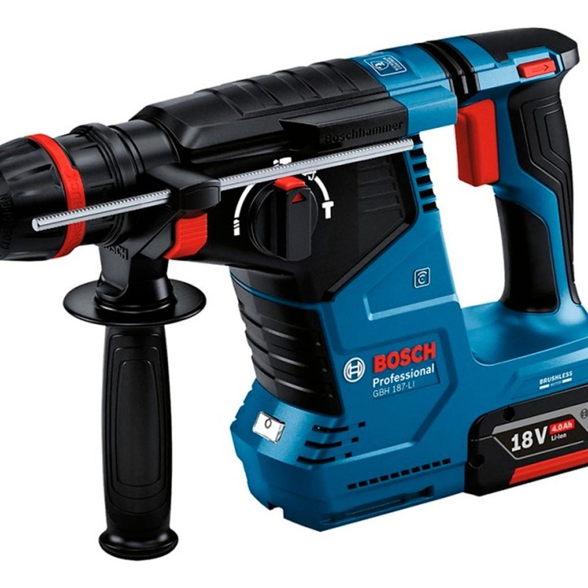 BOSCH - Rotomartillo Bosch GBH 187 LI Profesional 18V SDS Plus con Kit