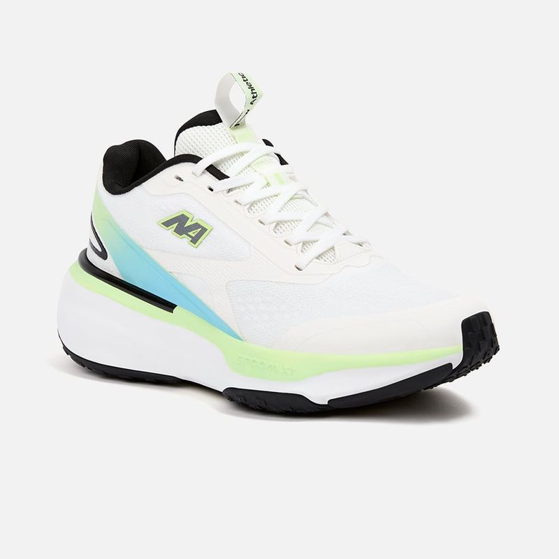 NEW ATHLETIC - ZAPATILLAS NEW ATHLETIC RUNNING SPOOM84 BLANCO CON CELESTE PARA HOMBRE