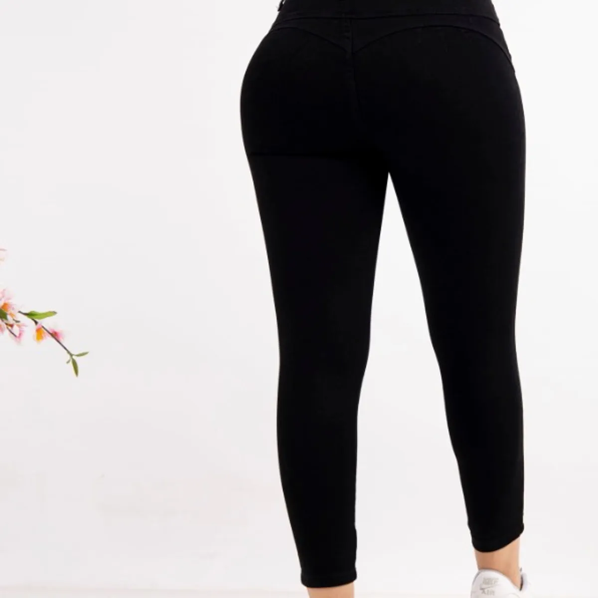 GENERICO - PANTALON JEAN STRECH NEGRO