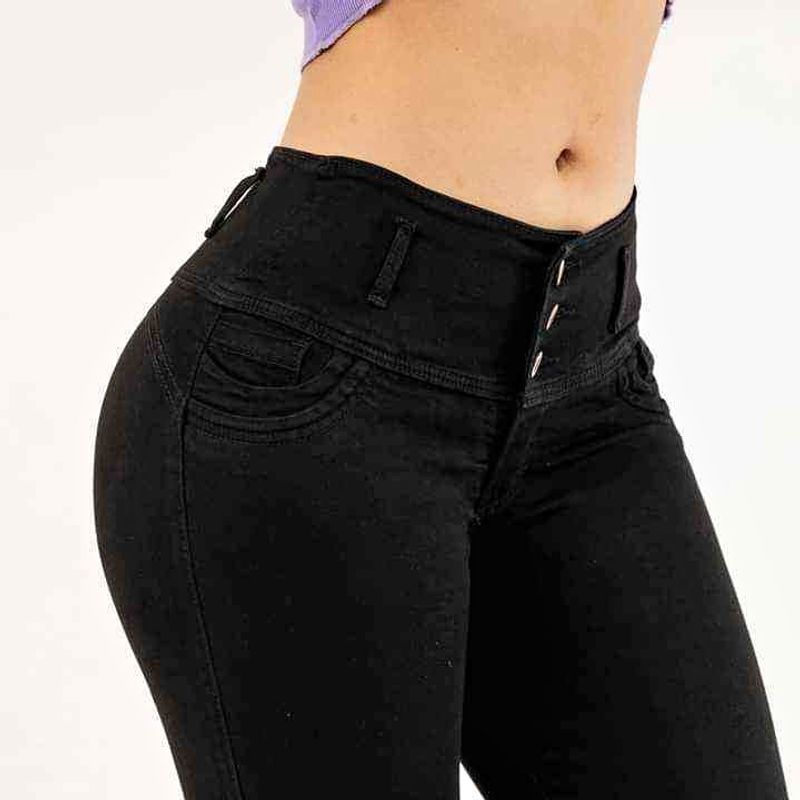 PANTALON JEAN STRECH NEGRO GENERICO