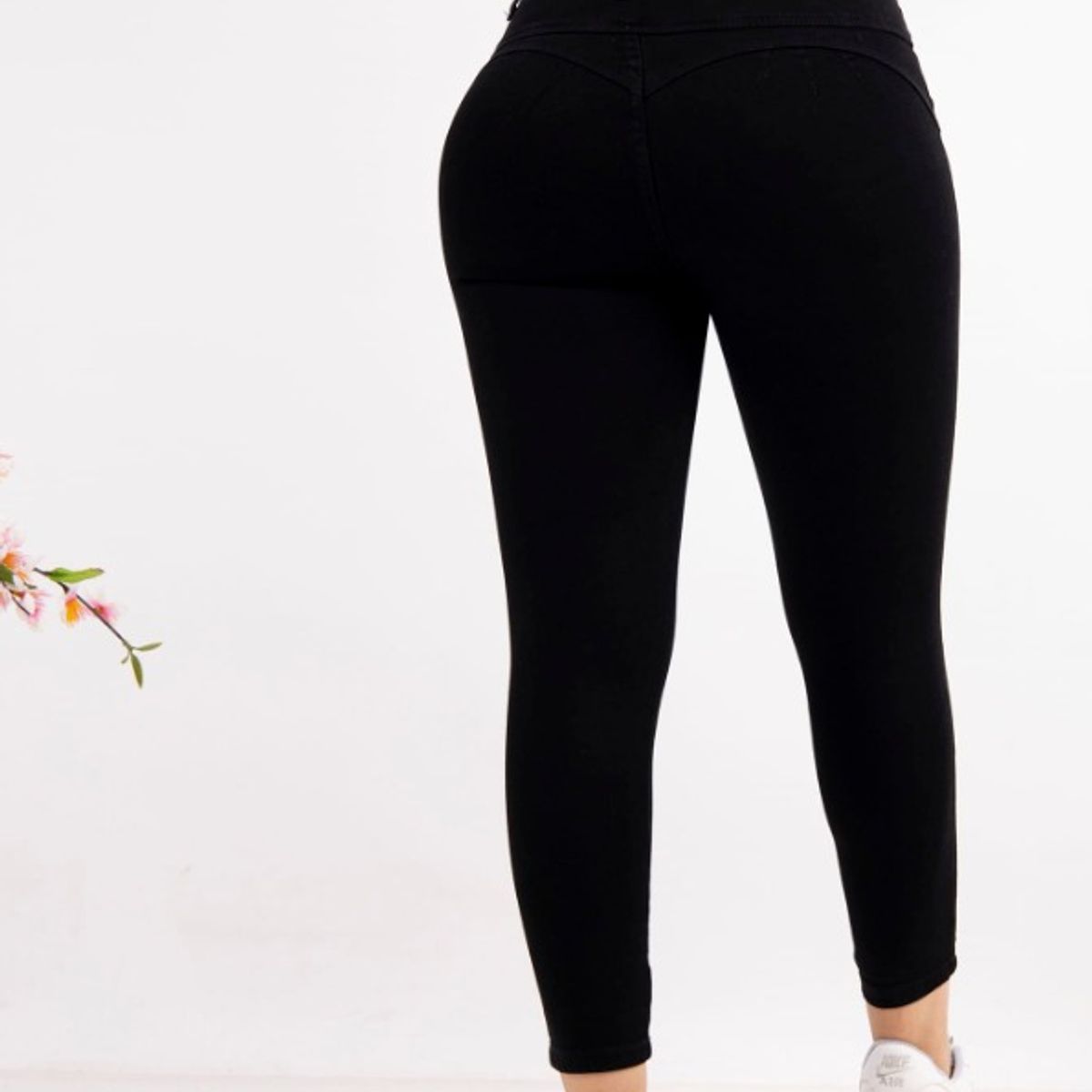 GENERICO - PANTALON JEAN STRECH NEGRO