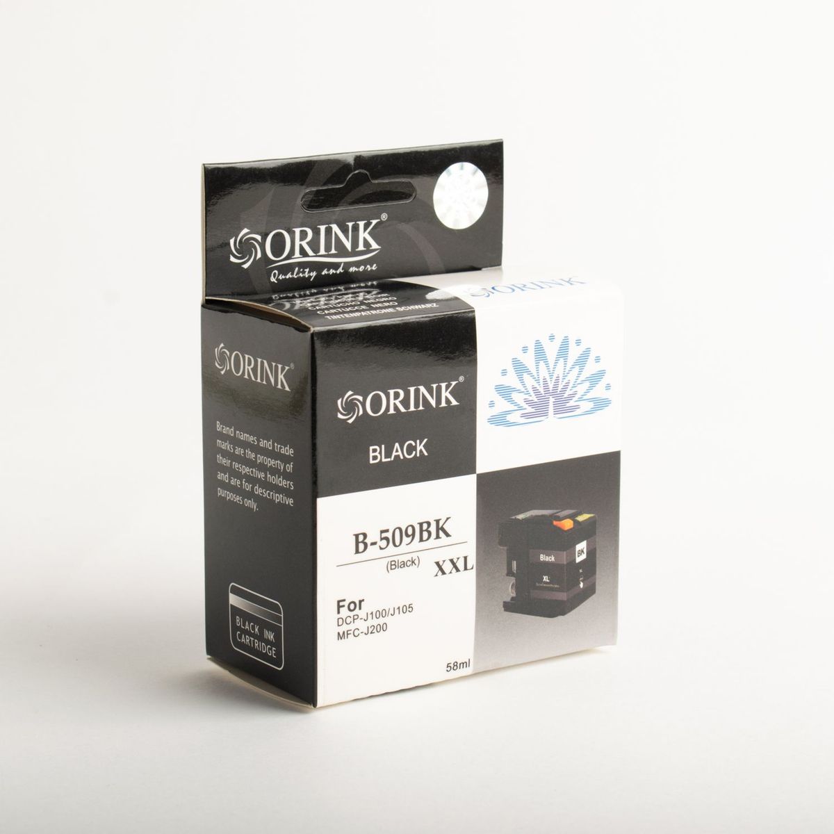 GENERICO - Cartucho de tinta Compatible CB 509  Negro  Black 58 ml