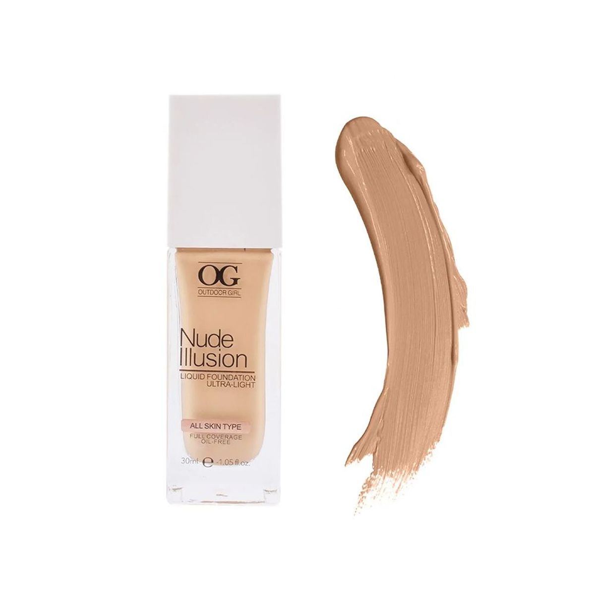 OG - OG Base de Maquillaje LIGHT NUDE ILLUSION 805 PURE BEIGE 30ML