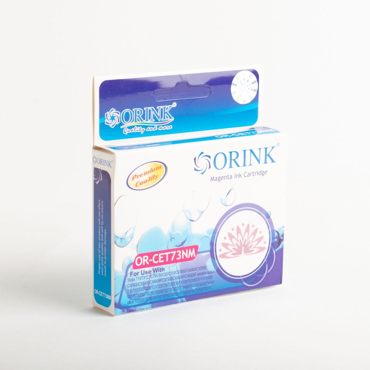 GENERICO - Cartucho de tinta Compatible T73NM Rojo  Magenta