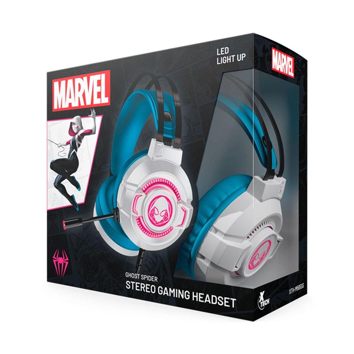 XTECH - AUDIFONOS GAMER EDICION SPECIAL SPIDER GWEN XTECH XTH-M565SG