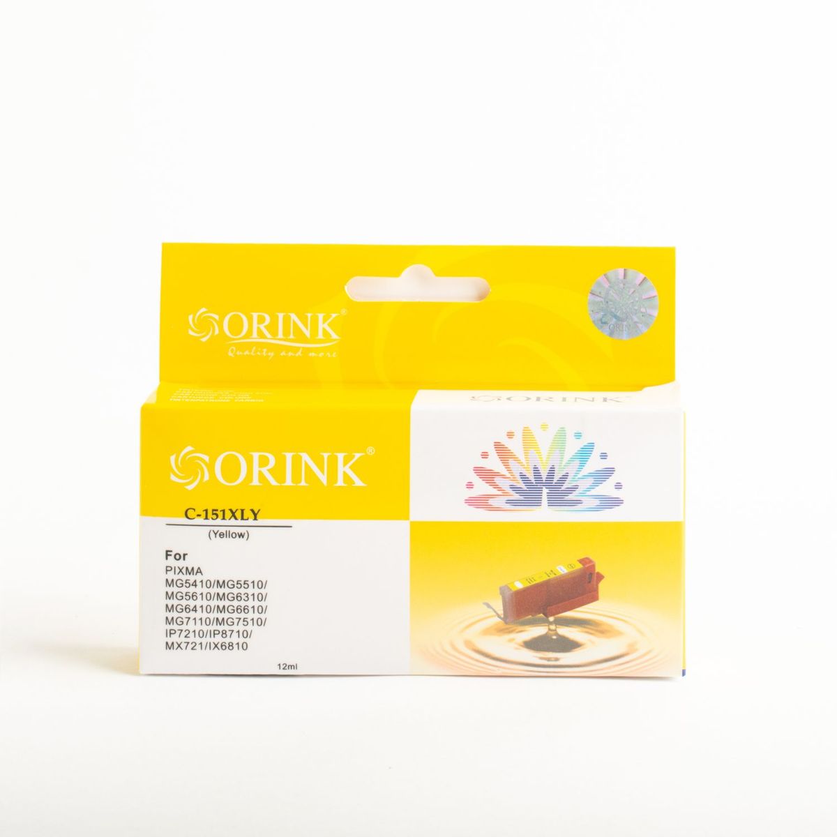 GENERICO - Cartucho de tinta Compatible CCLI 151 Amarillo  Yellow  12 ml