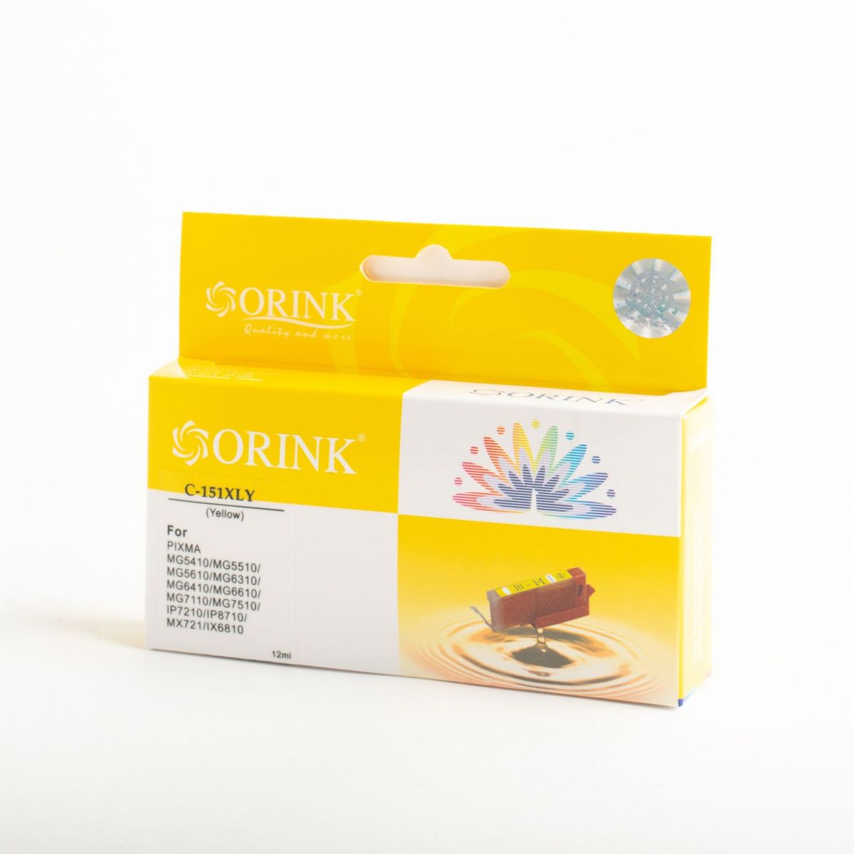 GENERICO - Cartucho de tinta Compatible CCLI 151 Amarillo  Yellow  12 ml