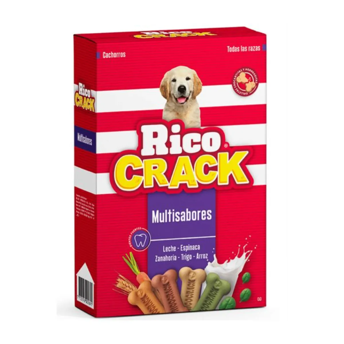 RICOCAT - RICOCRACK GALLETAS MULTISABORES PERROS CACHORRO X 200 GR