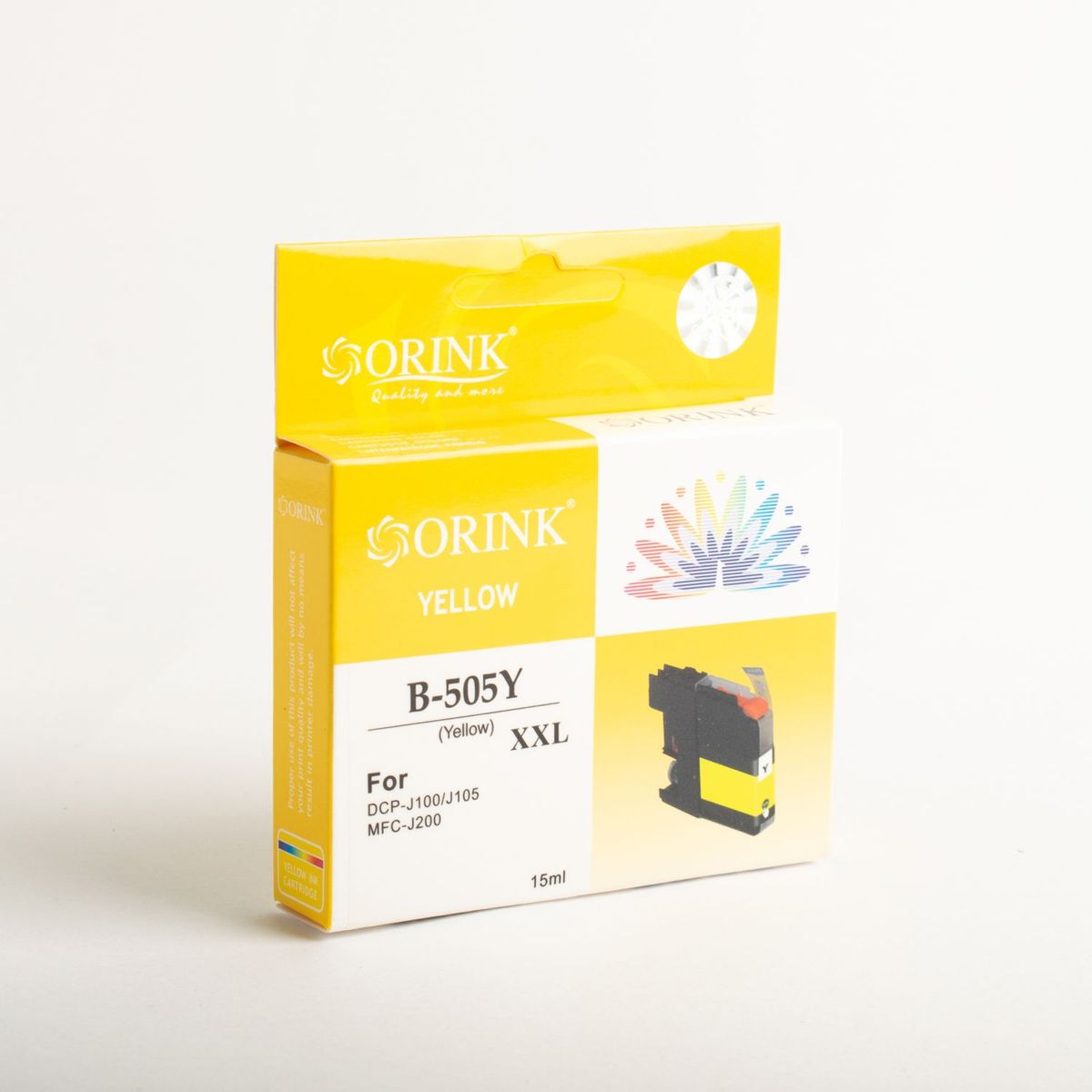 GENERICO - Cartucho de tinta Compatible CB 505 Amarillo  Yellow 15 ml