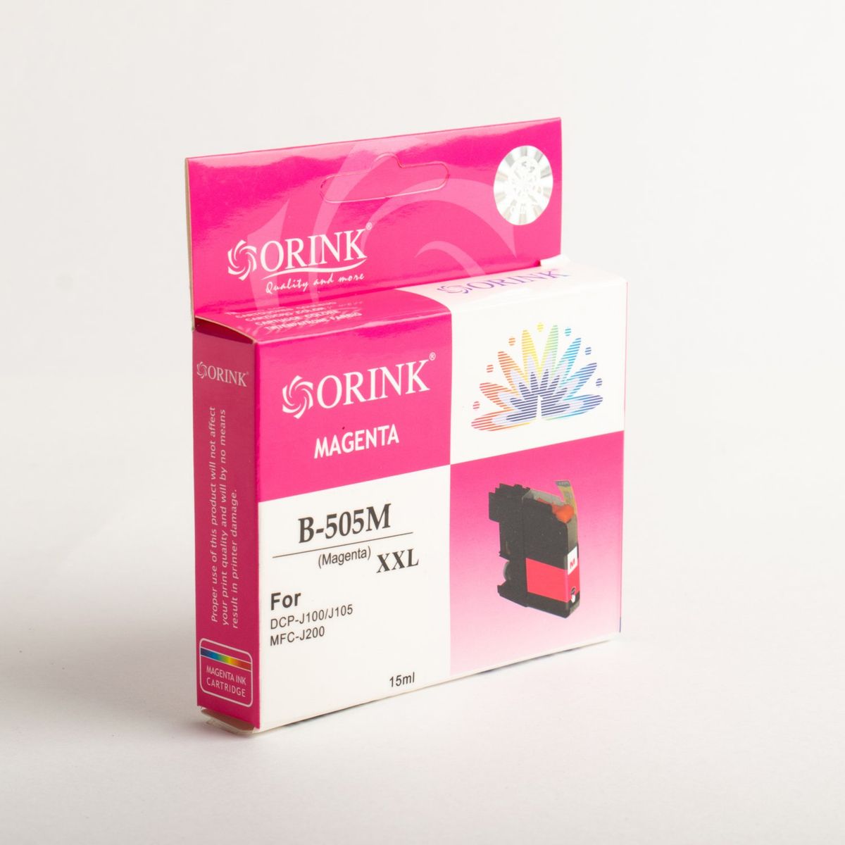 GENERICO - Cartucho de tinta Compatible CB 505 Rojo  Magenta 15 ml