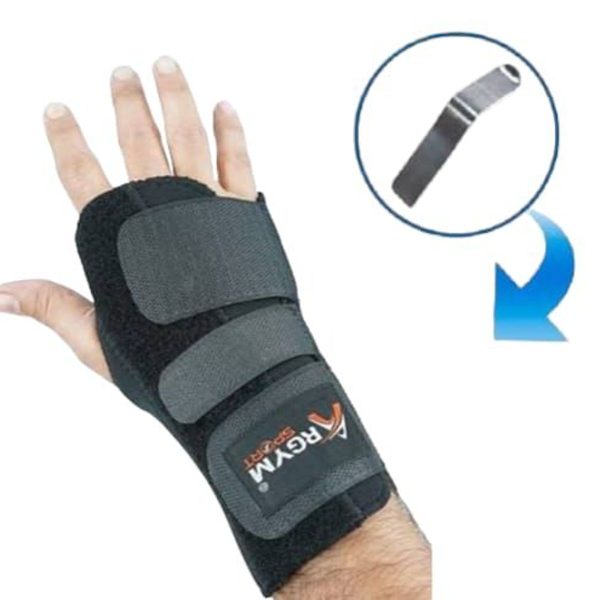 ARGYM - Muñequera Bilateral con férula Talla M