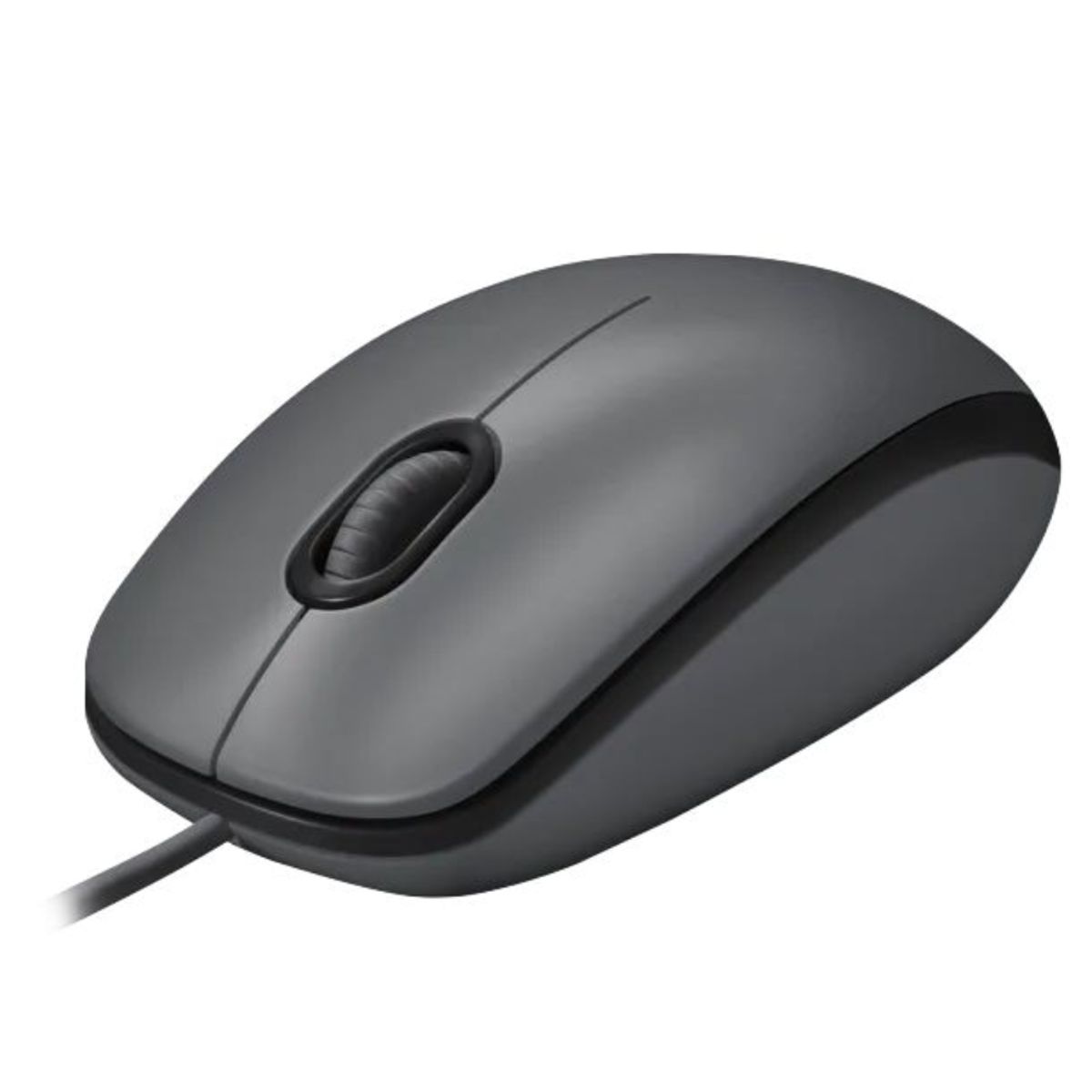 LOGITECH - MOUSE LOGITECH M90 DARK MIDNIGHT DPI 1000 USB GRIS Y NEGRO