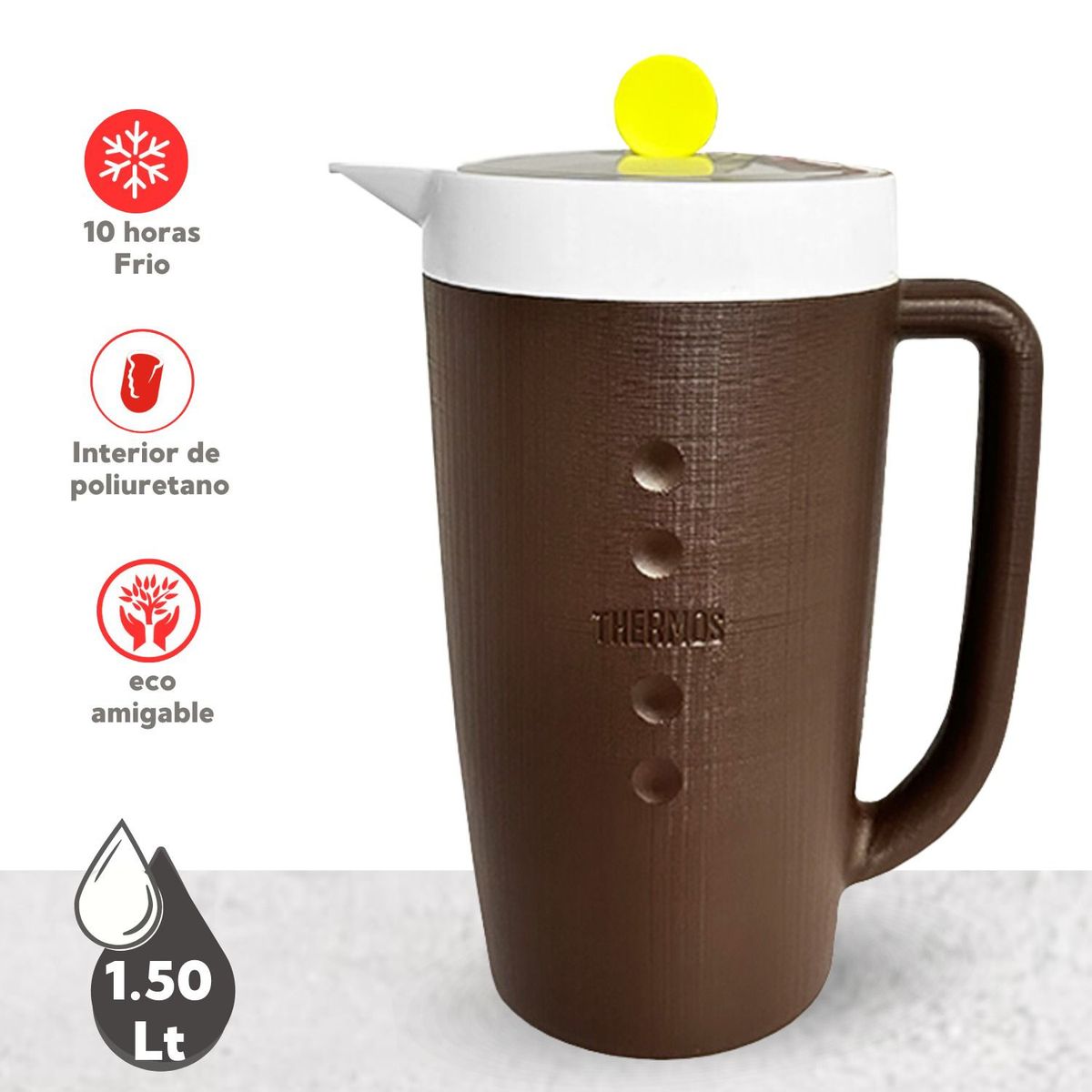 GENERICO - Jarra Jade Thermos de 1.5Lt