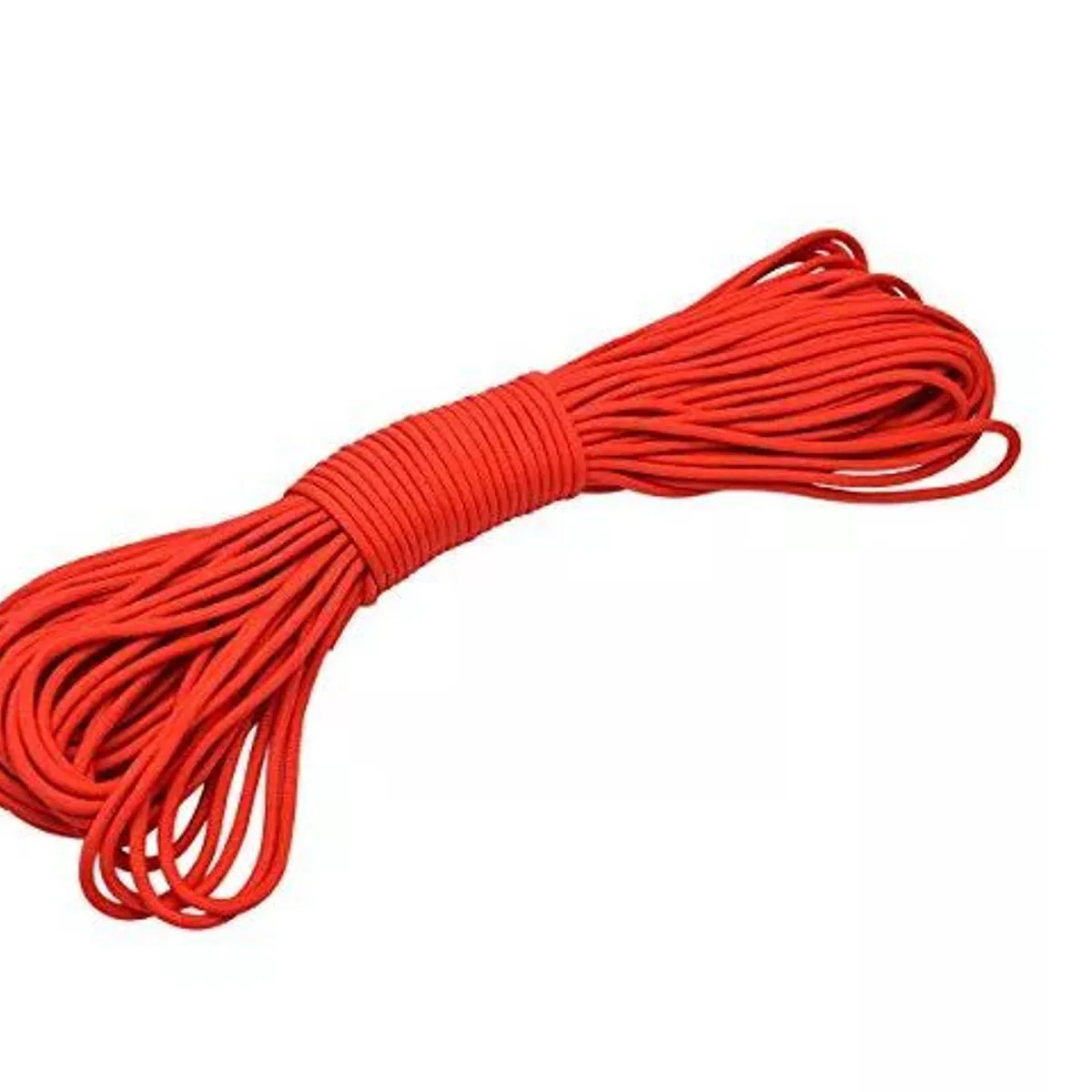 GENERICO - Cuerda de supervivencia paracord rollo 30m  ROJO