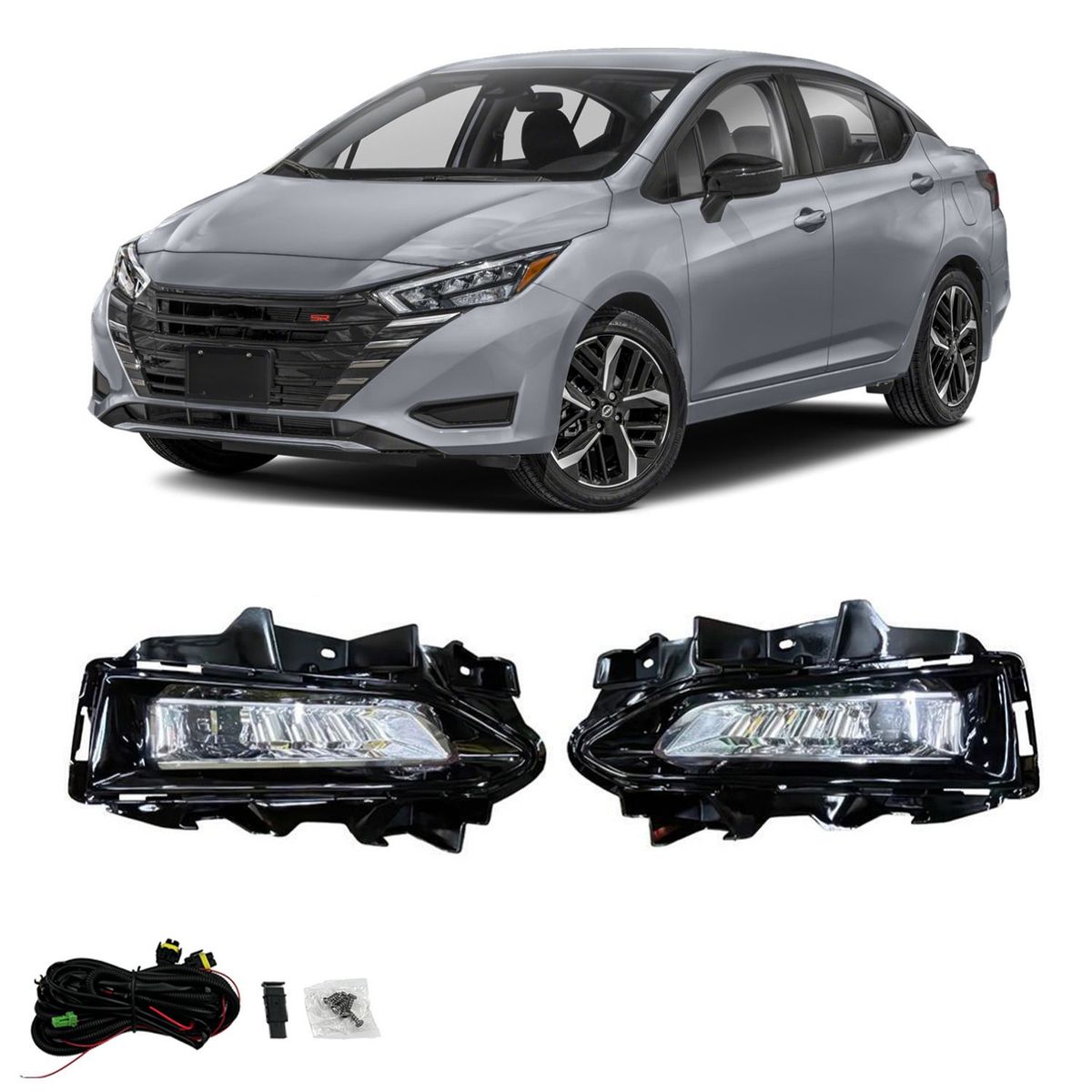 GENERICO - FAROS NEBLINEROS NISSAN VERSA 2023 2024 2025