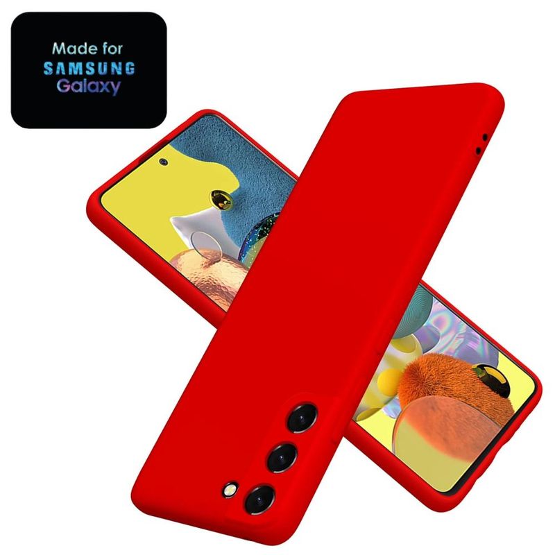 GENERICO - Silicone Case Samsung S21 Con Marca