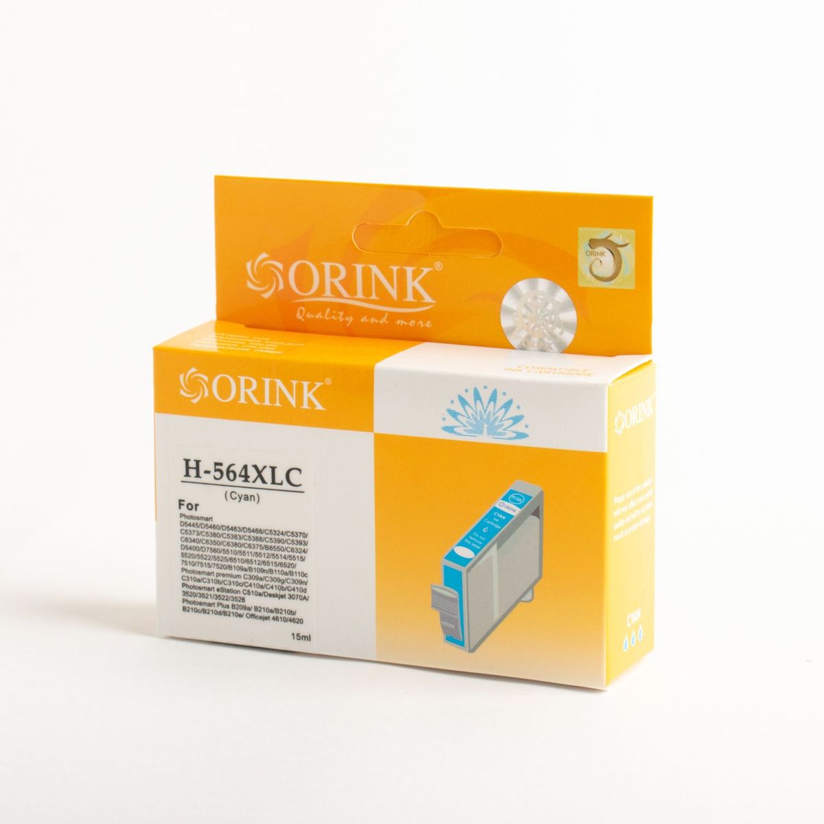 GENERICO - Cartucho de tinta Compatible CH 564 XL Azul  Cyan  15 ml