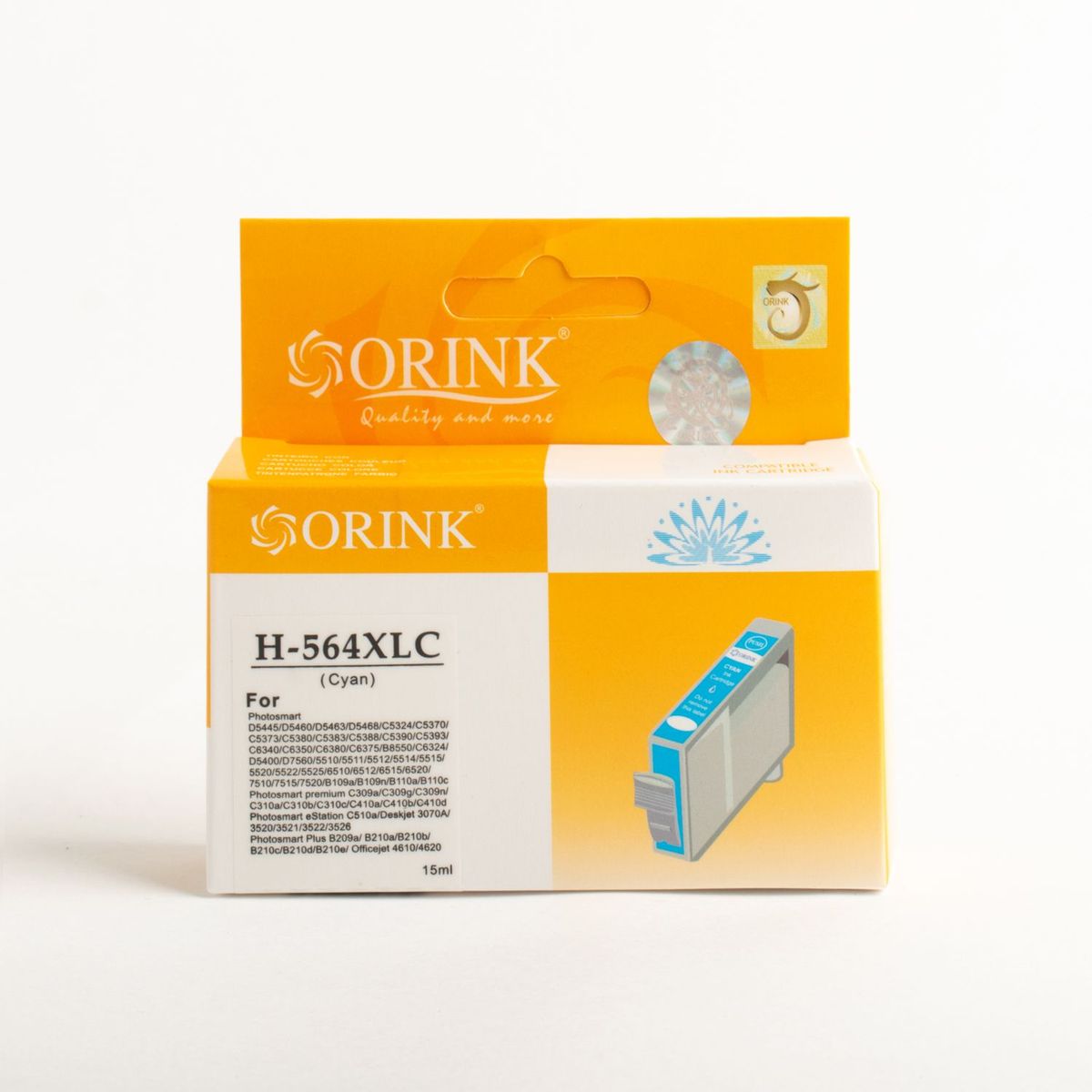 GENERICO - Cartucho de tinta Compatible CH 564 XL Azul  Cyan  15 ml