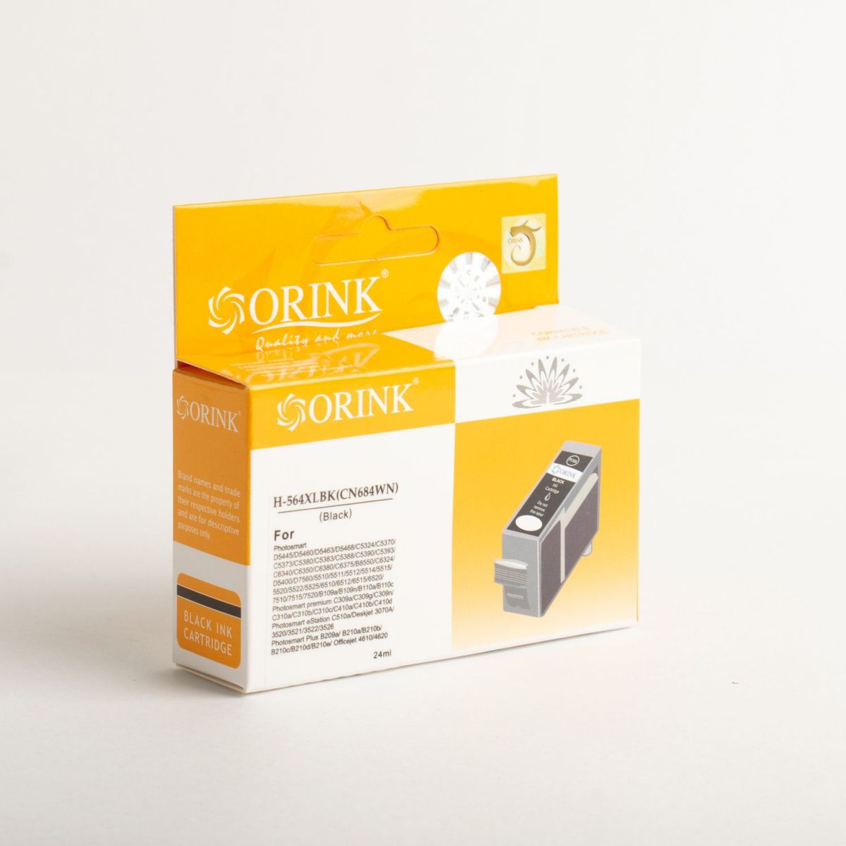 GENERICO - Cartucho de tinta Compatible CH 564 XL Negro  Black  24 ml