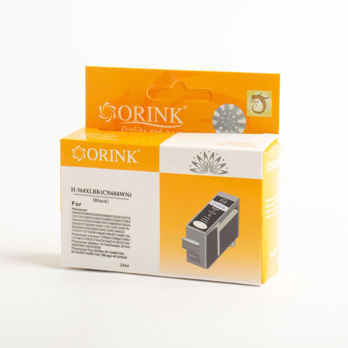 GENERICO - Cartucho de tinta Compatible CH 564 XL Negro  Black  24 ml