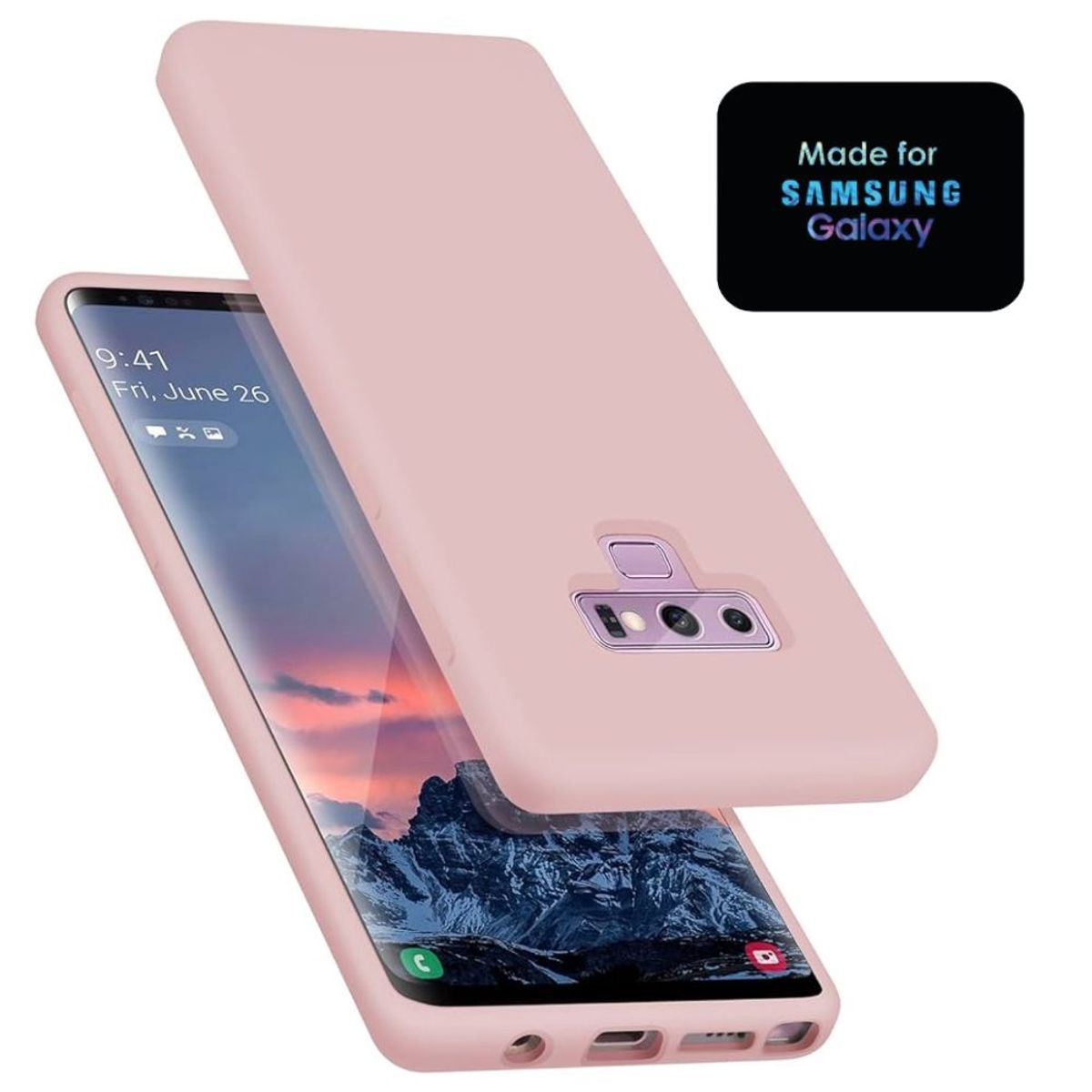 GENERICO - Silicone Case Samsung Note 9 Con Marca