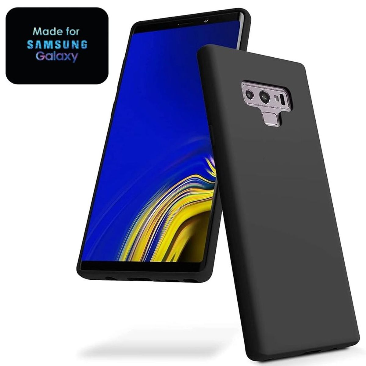 GENERICO - Silicone Case Samsung Note 9 Con Marca