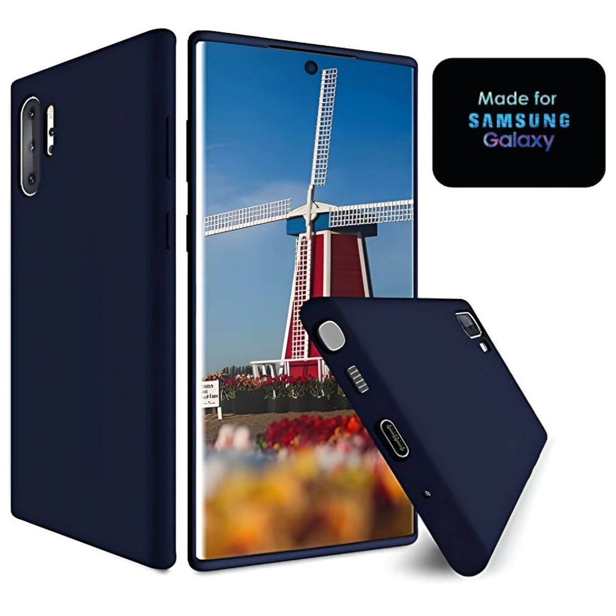 GENERICO - Silicone Case Samsung Note 10 Con Marca