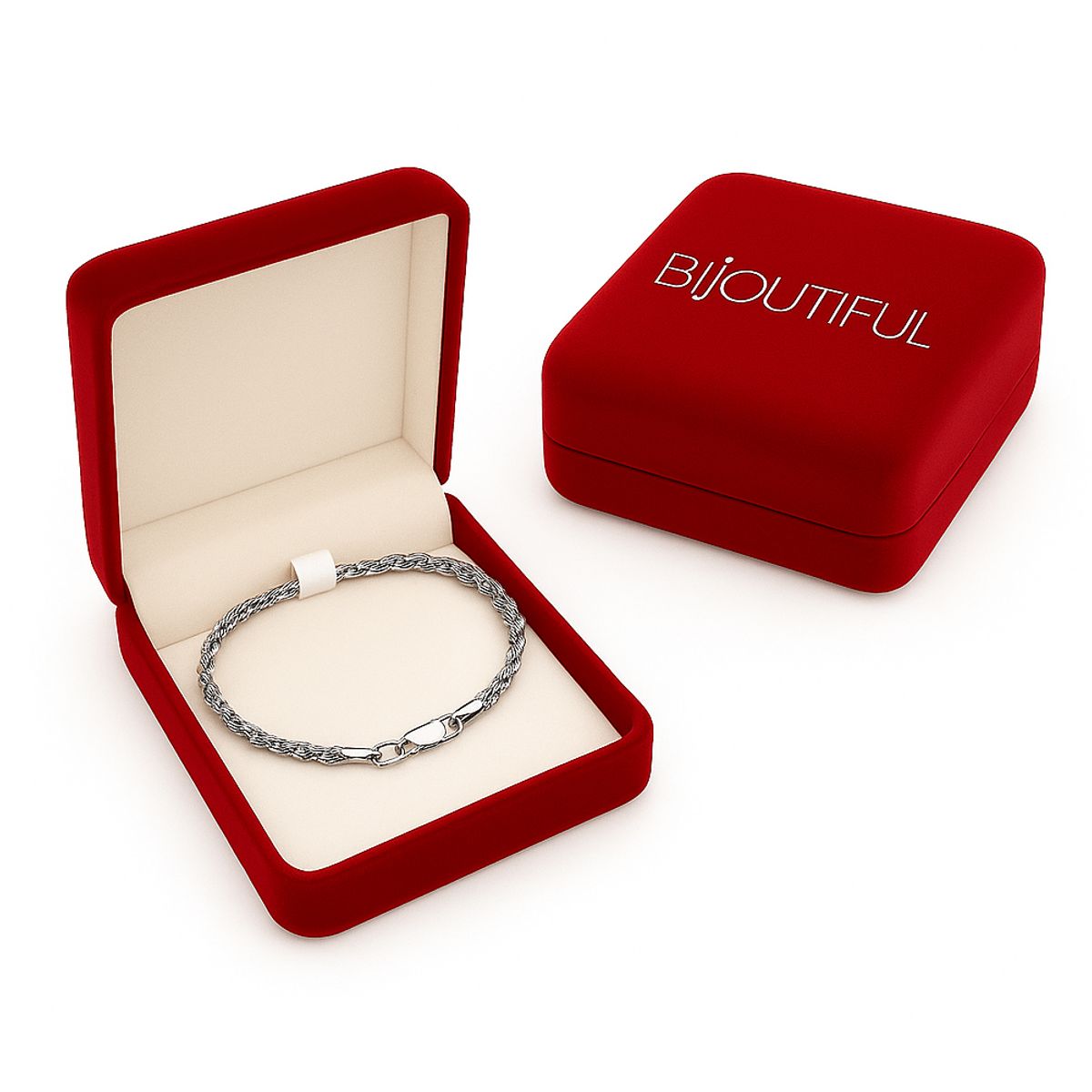 GENERICO - Pulsera Torsal Hombre Plata Ley 950