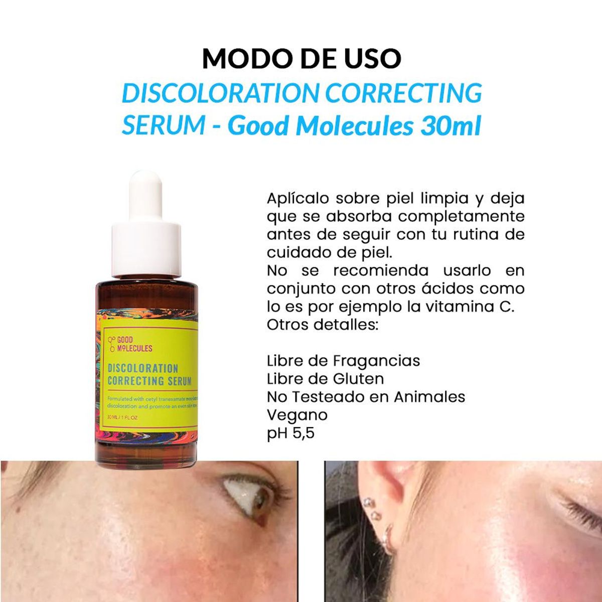 GOOD MOLECULES - Discoloration Correcting Serum 30ml - Good Molecules
