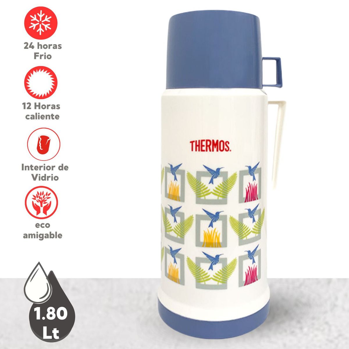 THERMOS - Termo Fantasia Colibrí 1.8LT