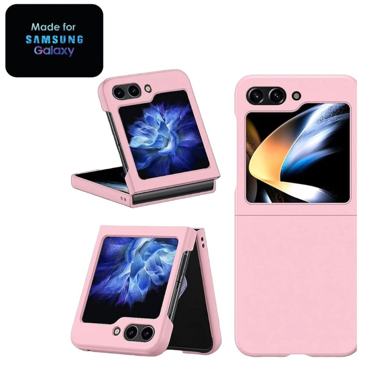 GENERICO - Silicone Case Samsung Z Flip 5 Con Marca