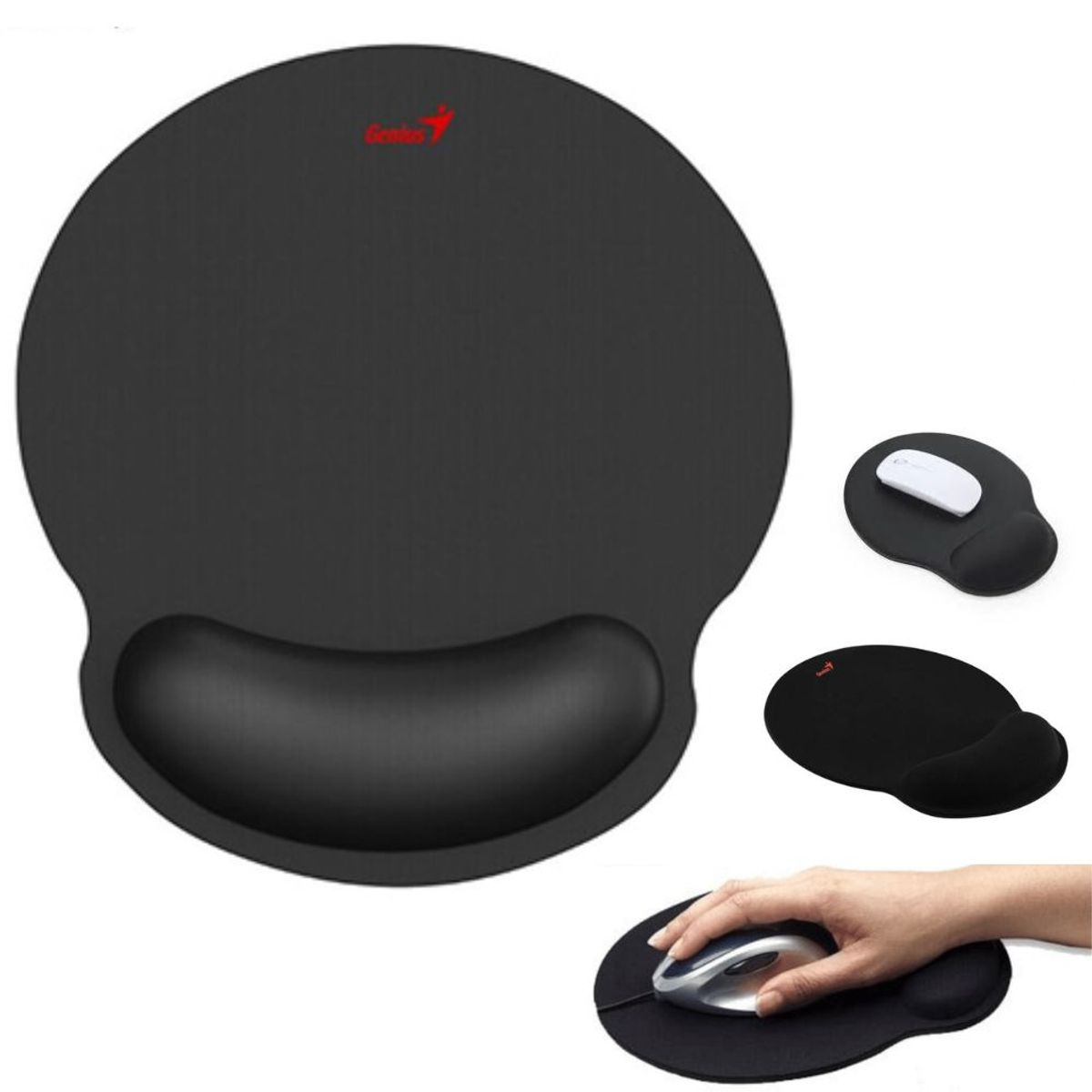 GENIUS - MOUSE PAD ERGONOMICO ANTIDESLIZANTE CON DESCANSADOR GENIUS G-WMP 100