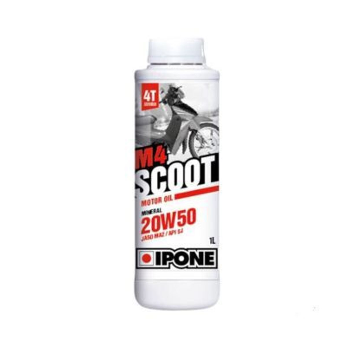 IPONE - ACEITE IPONE M4 SCOOT MINERAL 20W50 - 1L