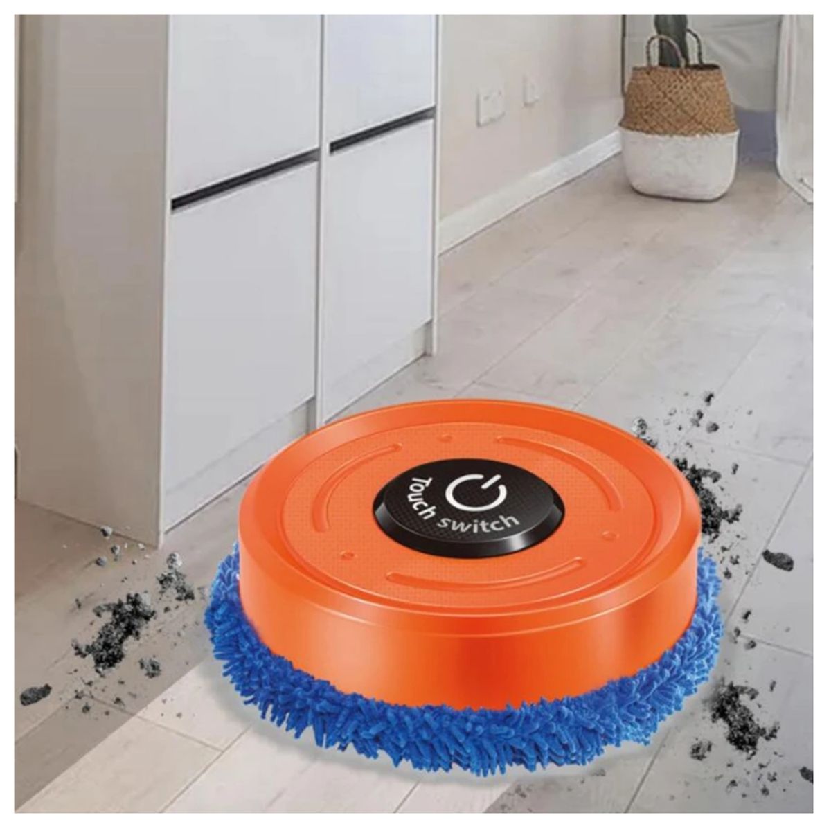 GENERICO - Robot trapeador inteligente húmedo y seco - Naranja