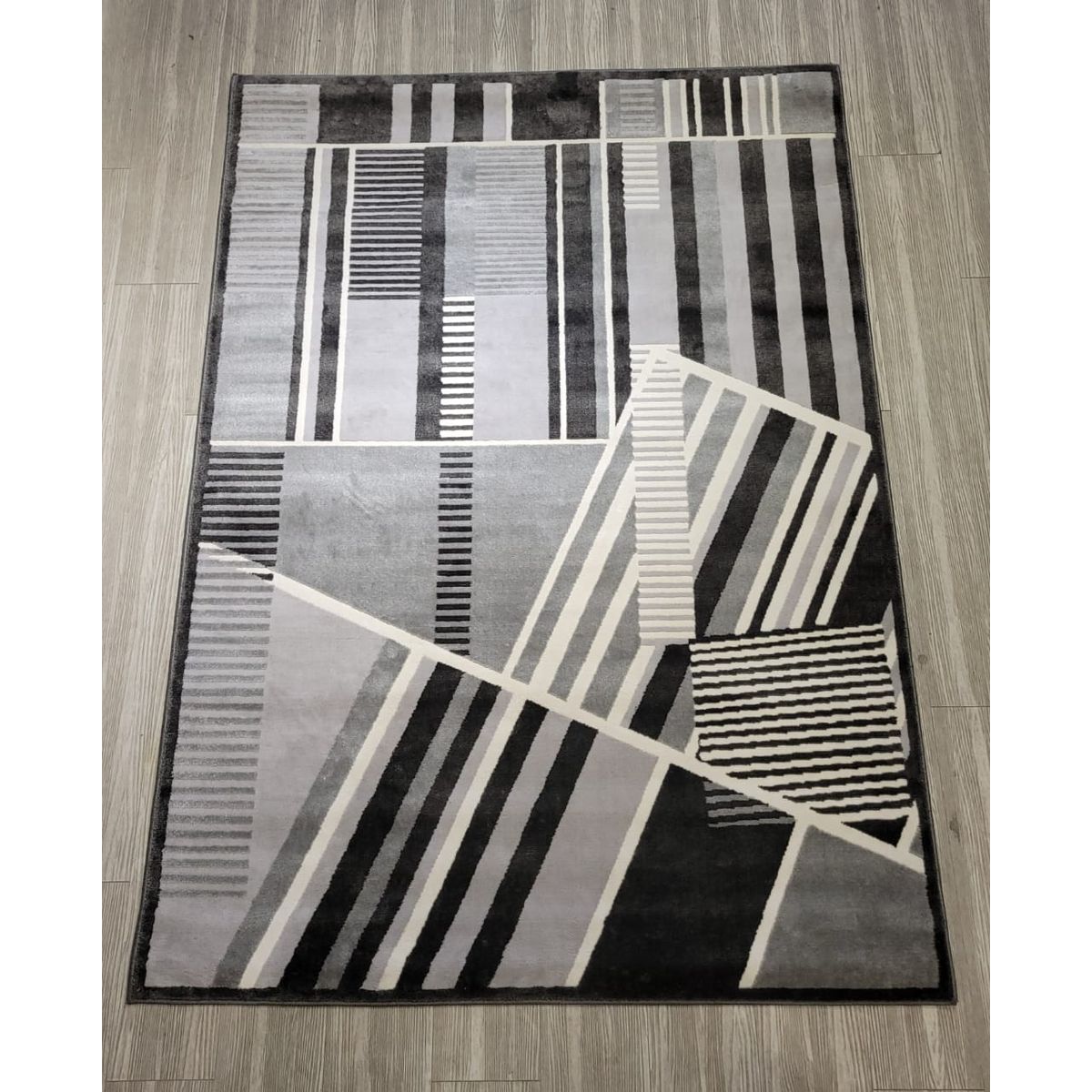 GENERICO - ALFOMBRA  MODERNA DE PELO CORTO FORMATO 1.40X 2.00