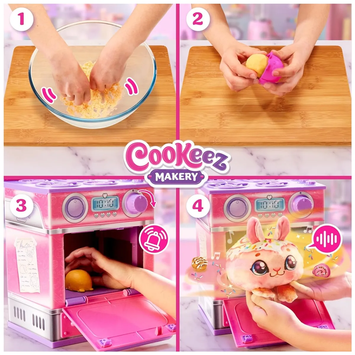 COOKEEZ MAKERY - Cookeez Makery - Mascota Sorpresa en Horno Rosado