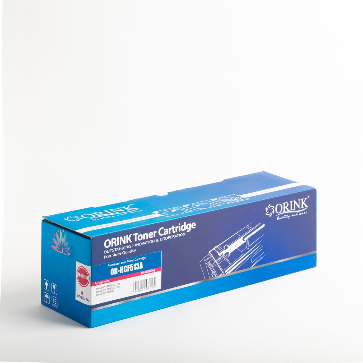 GENERICO - Tóner Compatible HCF 513A Rojo  Magenta