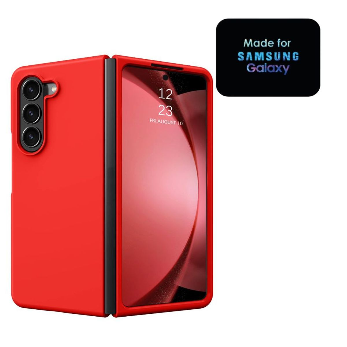 GENERICO - Silicone Case Samsung Z Fold 5 Con Marca