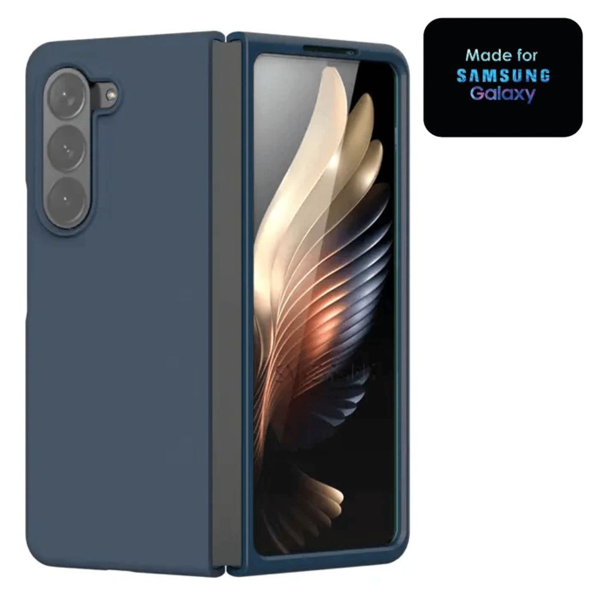 GENERICO - Silicone Case Samsung Z Fold 5 Con Marca