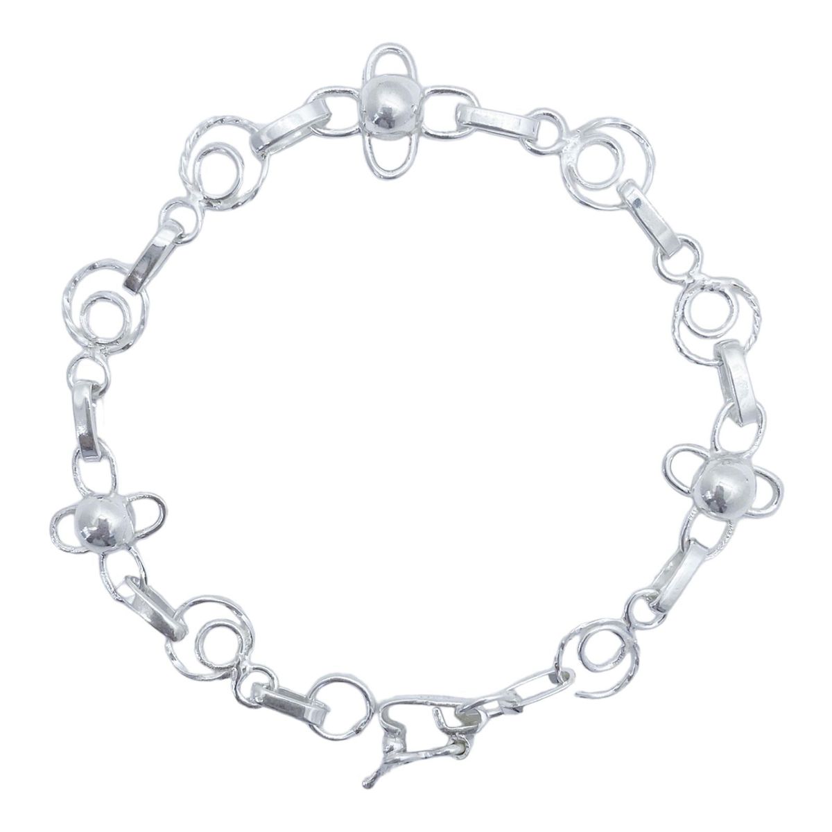 JOYERIA D'PILMER - PULSERA DE PLATAA 950 FOR DEL CARIBE