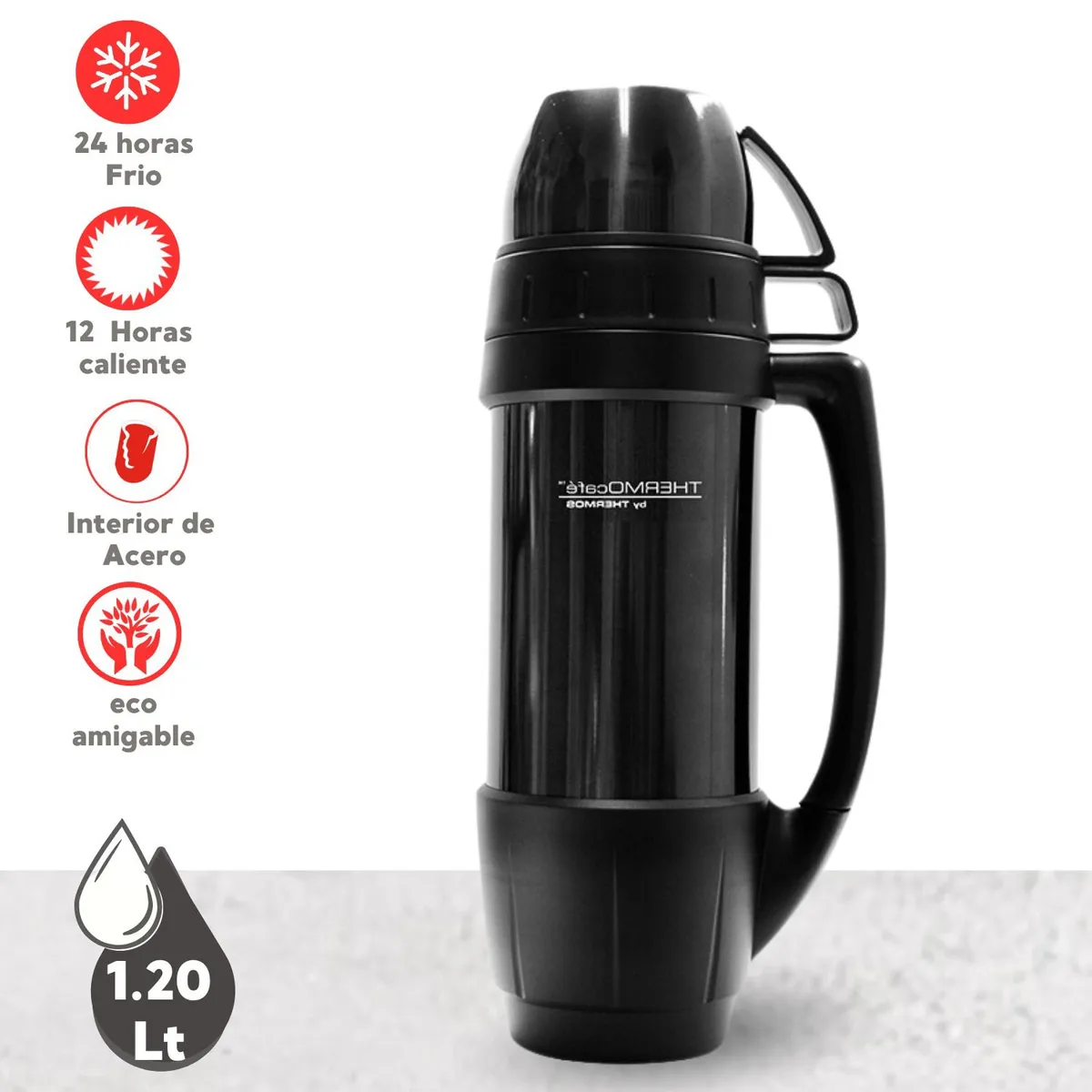 THERMOS - Termo De Acero Para Líquidos 1200ml Acero Inoxidable