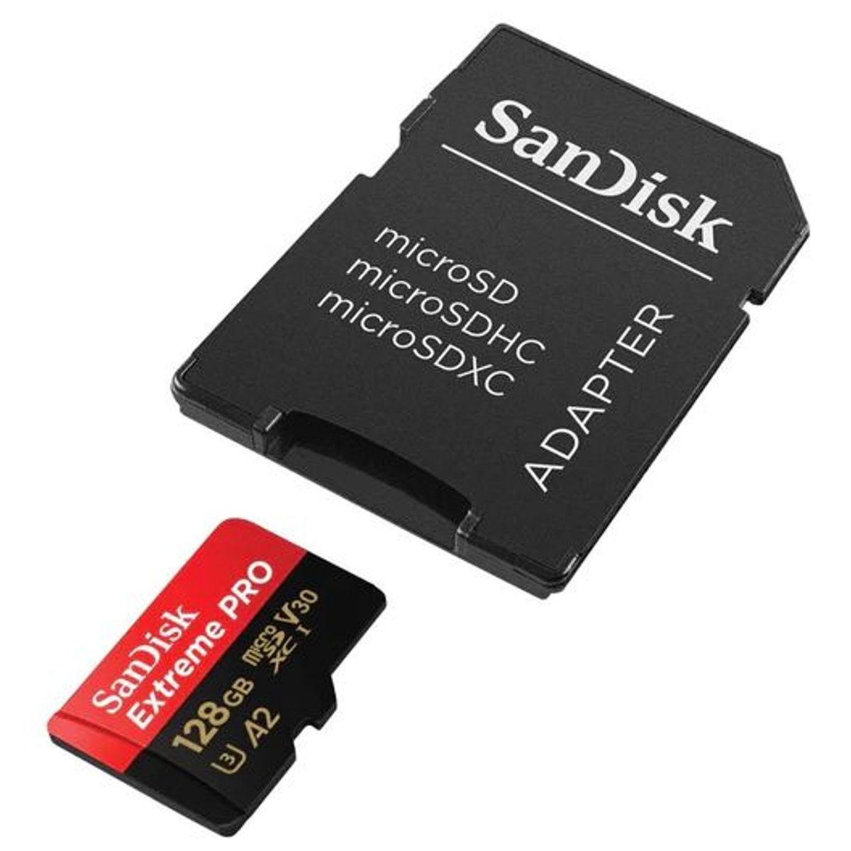 SANDISK - Memoria Sandisk Extreme Pro MicroSDXC 128GB 200MBs con adaptador SD