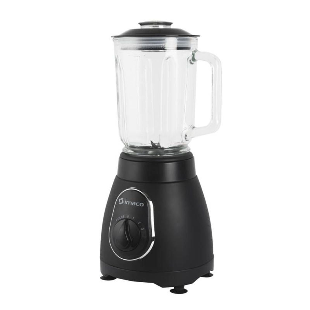 IMACO - Licuadora Metal Imaco 1.5 Litros con 500 Watts de potencia Negro