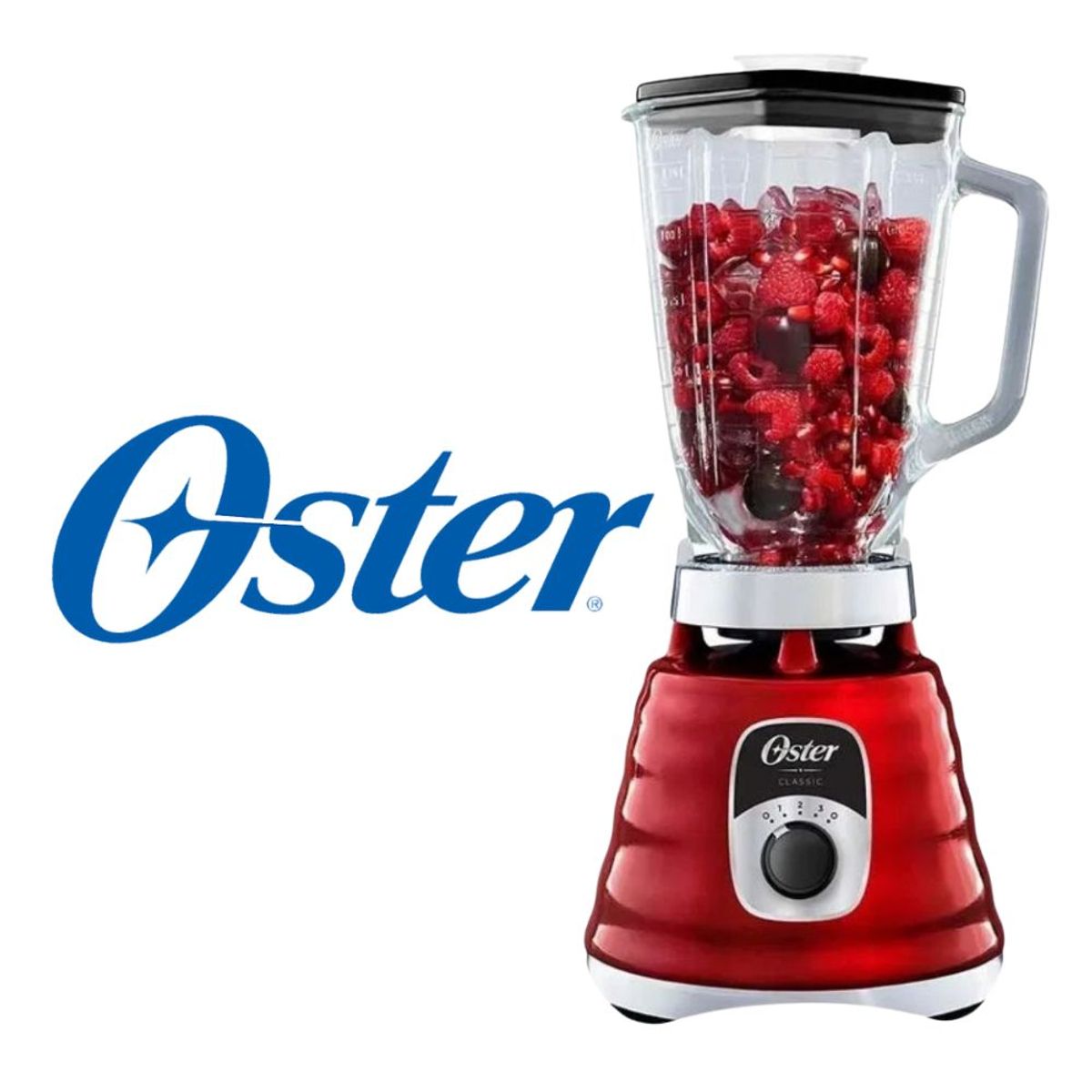OSTER - Licuadora clásica Oster 3 velocidades con perilla ergonómica BLST4126R