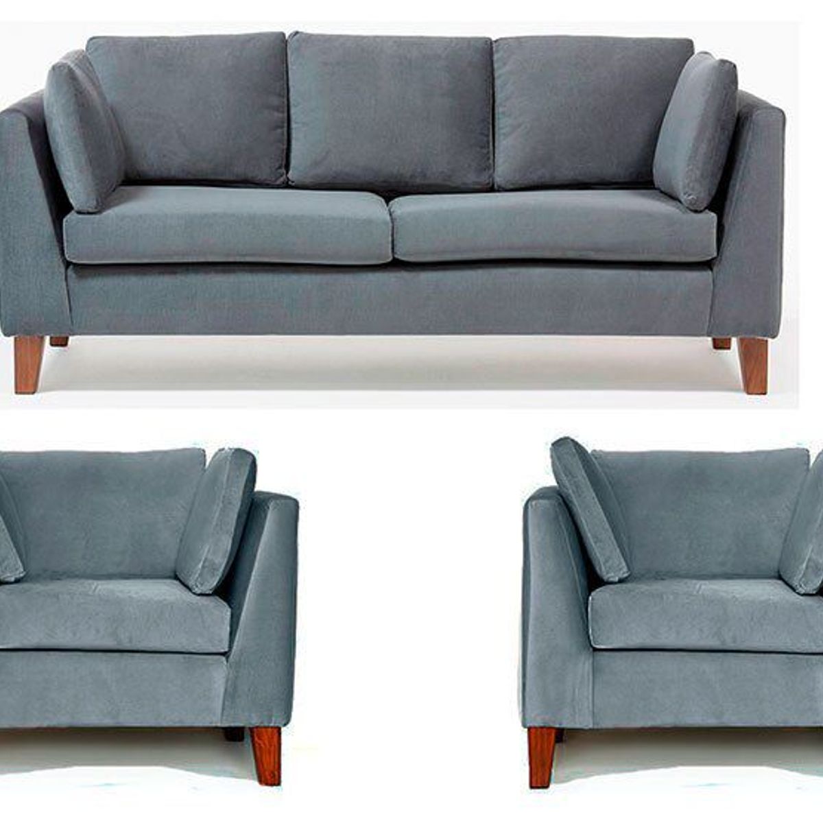 HOME PREMIUM - Juego de Sala 3 1 1 Meilyn Gris