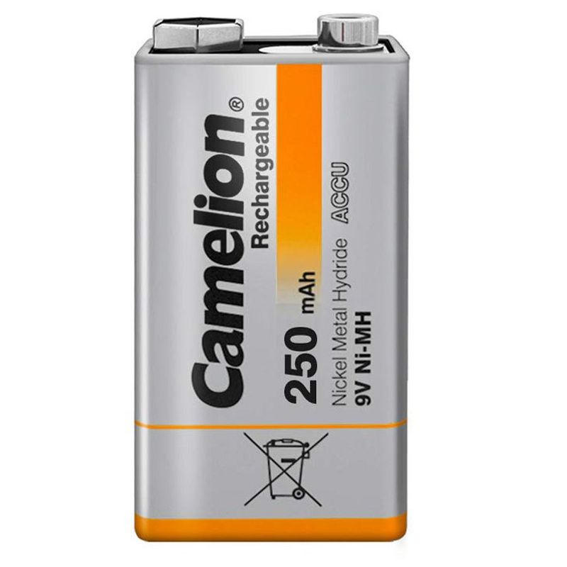 CAMELION - Bateria 9v Recargable de 250mah Camelion