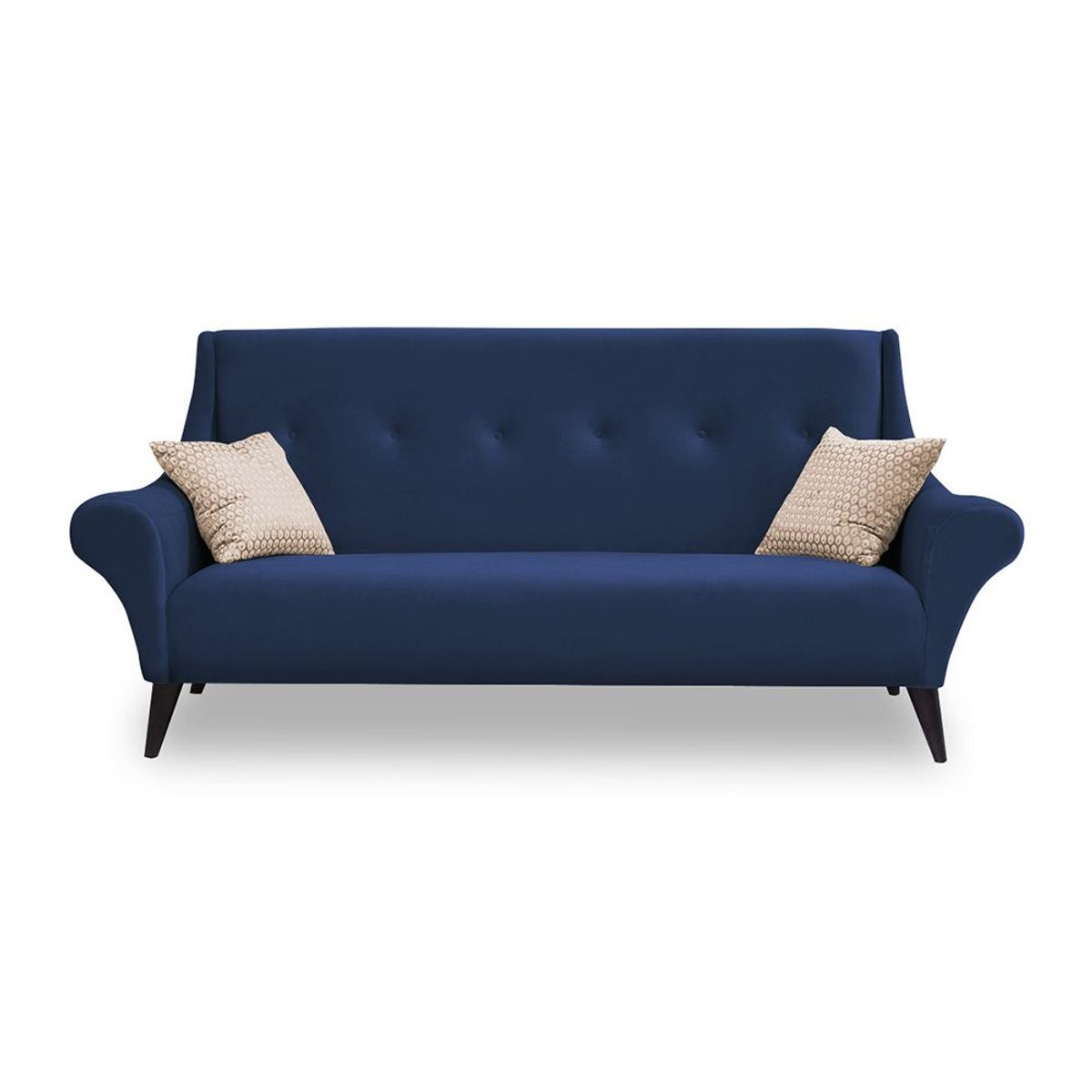 HOME PREMIUM - Sofa 2 Cuerpos Prince Cobalto